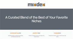 Desktop Screenshot of mixdex.com